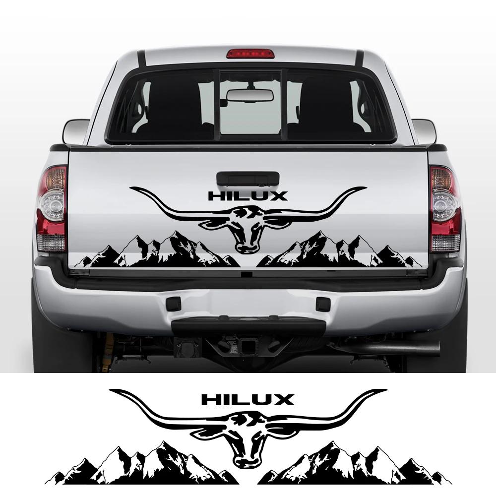 Toyota Hilux Bull Head  ׷ ڵ ƼĿ,  PVC  Ŀ, ڵ Ʃ ׼, Ⱦ  Į